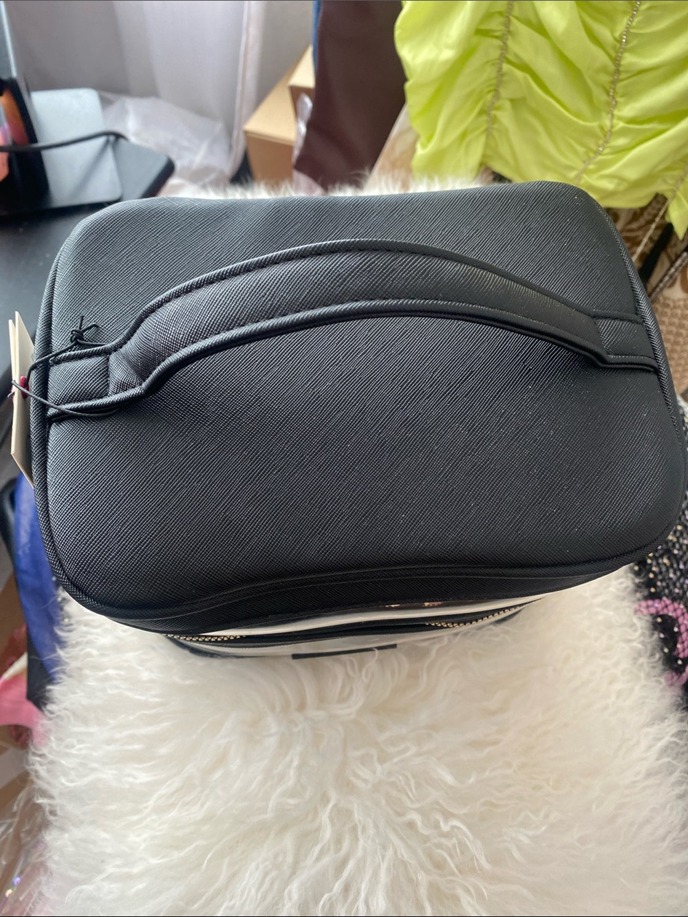 TED BAKER Black Clear Floral 4 Piece Travel Makeup Case NWT! - Picture 7 of 14